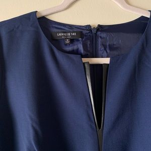 Brighter Navy Lafayette 148 dress, size 12